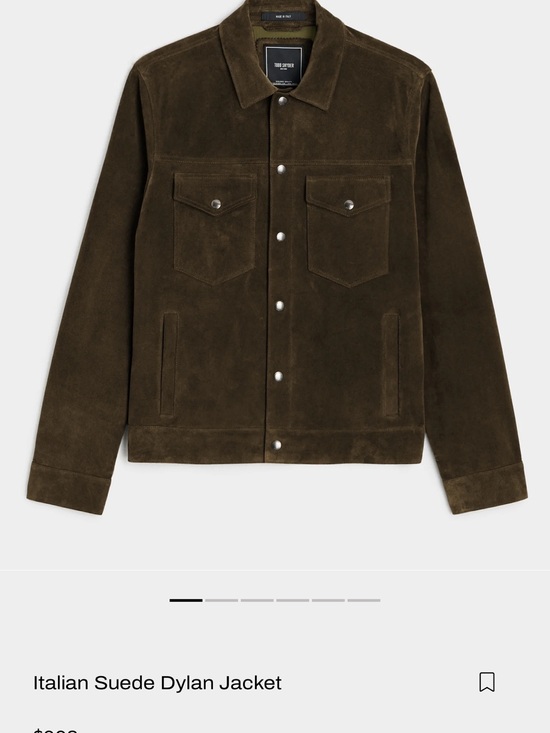 Todd Snyder Other - Todd Snyder Green
 Suede Dylan Jacket